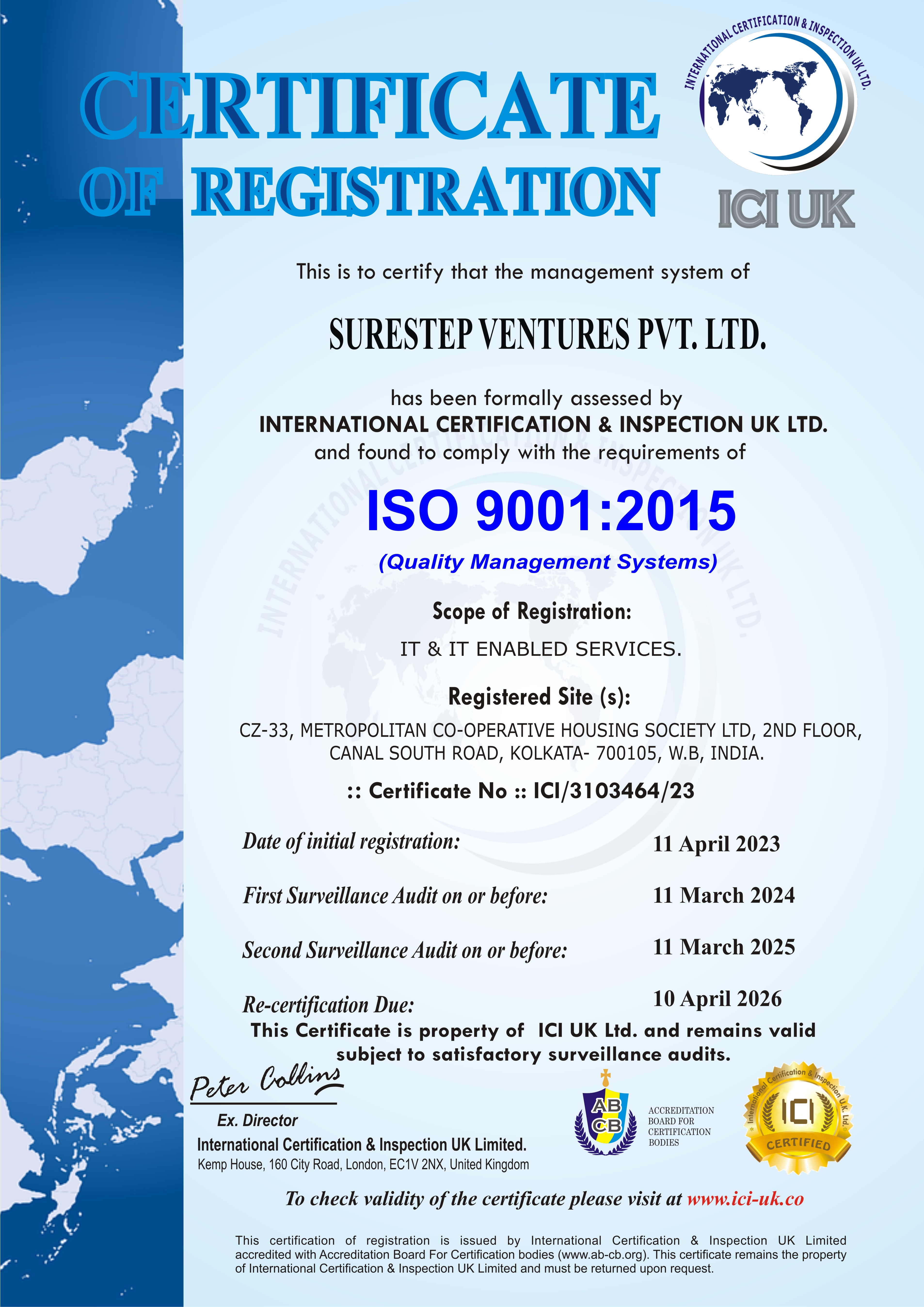 ISO Certificate